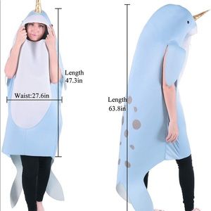 Narwhal Costume Adult Unisex